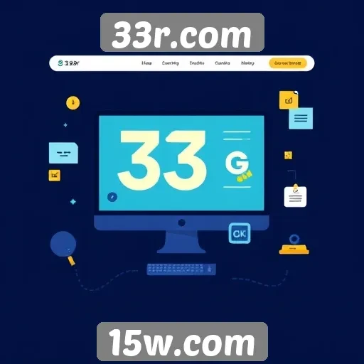 Tendências de design no site 33r.com